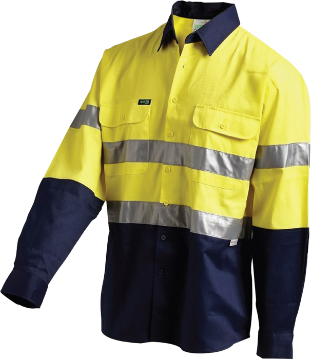 Workit Hi-Vis 2 Tone Regular Weight Taped Shirt 2002