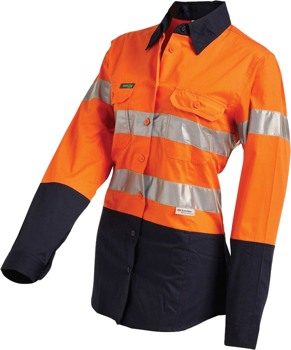 Workit Womens Hi-Vis 2 Tone Lightweight Taped Shirt 2012