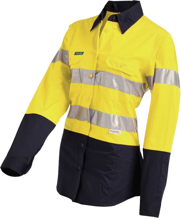 Workit Womens Hi-Vis 2 Tone Lightweight Taped Shirt 2012