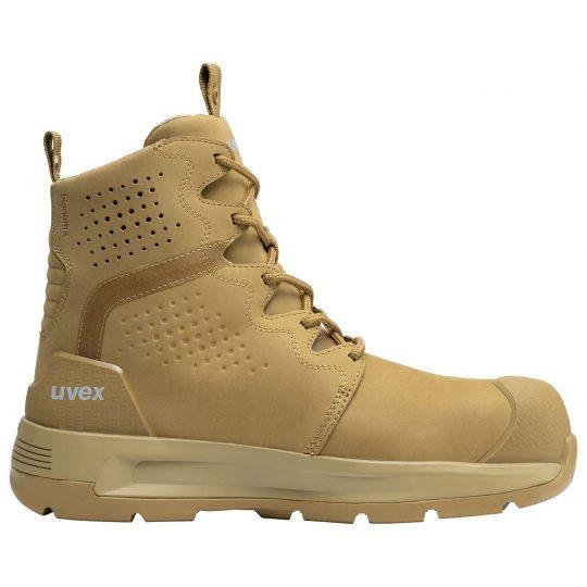 UVEX 3 X-FLOW LACE UP SAFETY BOOT 65410 -WHEAT