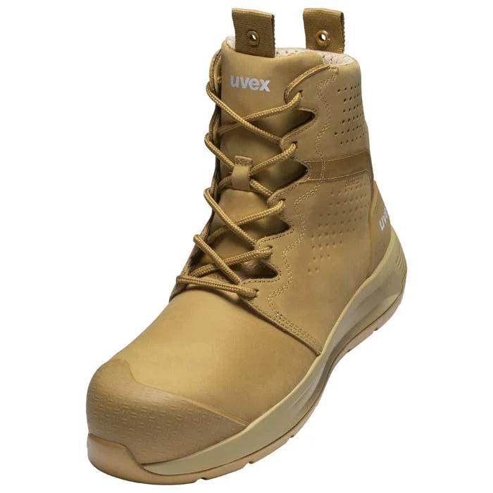 UVEX 3 X-FLOW LACE UP SAFETY BOOT 65410 -WHEAT