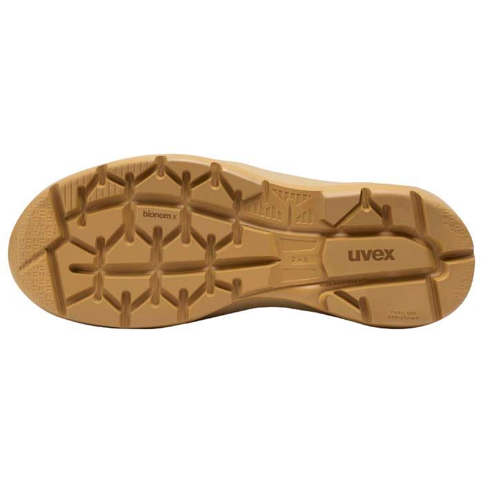 UVEX 3 X-FLOW LACE UP SAFETY BOOT 65410 -WHEAT