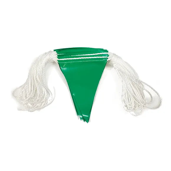 Safety Flagging / Bunting Green/ White 30M BUN30GNWH