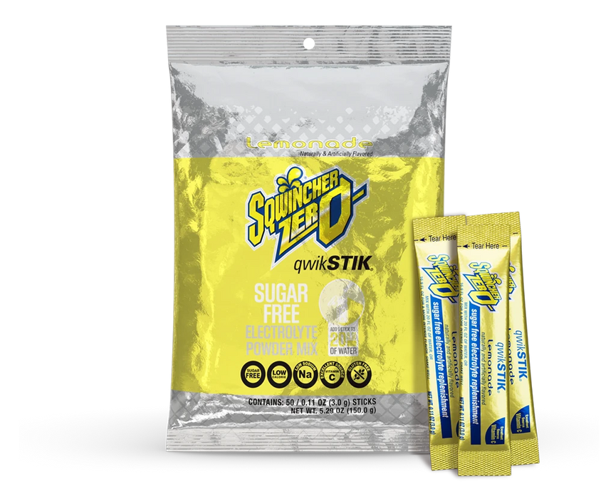 Qwik Stik® ZERO – Sugar Free Hydration Powder Packets