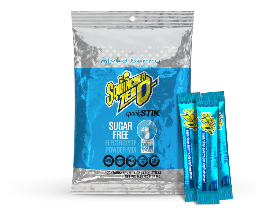 Qwik Stik® ZERO – Sugar Free Hydration Powder Packets