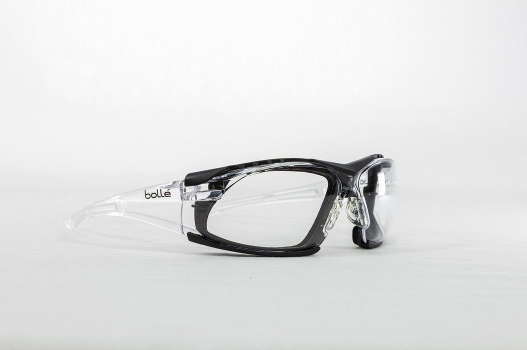 Bolle Rush Safety Glasses Positive Seal Clear Lens